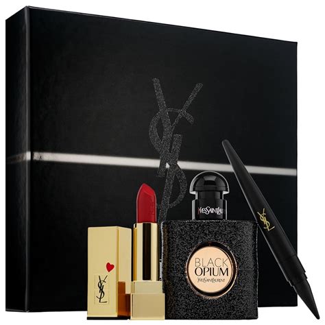 yves saint laurent perfume sets|black opium 50ml gift sets.